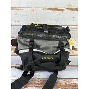 Mountainsmith Dog Pack Medium Reflective Strips Black/Yellow Saddle Bag